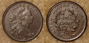 1802 Large Cent image