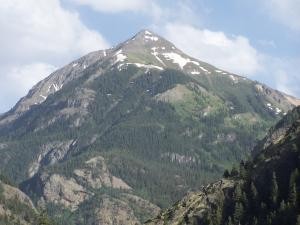A mountain peak image