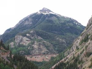 A mountain peak image