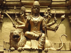 Details on the Nimishamba temple image