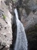 A waterfall