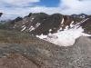 Snow on the mountain tops