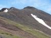 Snow on the mountain tops