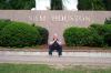 Sitting at Sam Houston's feet