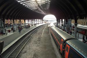 The train station at York image