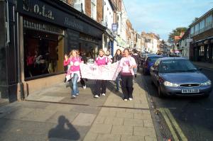 Breast cancer march image