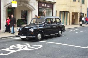 A London taxi image