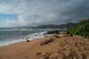 Beach scene on Kauai