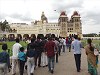 Approaching Mysore palace