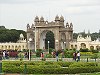 The main gate at Mysore palace