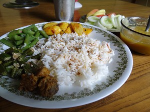 Dinner in Nepal image